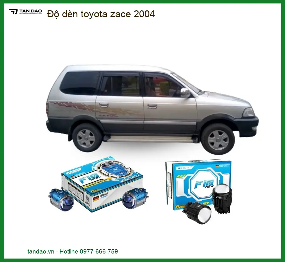 Độ Đèn Pha Xe Toyota Zace 2004 - Trung Tâm Nâng Cấp Chính Hãng TPHCM