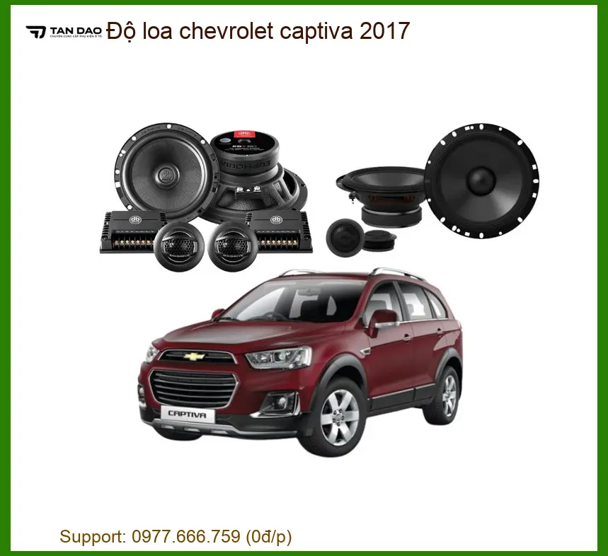 Độ Loa Chevrolet Captiva 2017 - Địa Chỉ Nâng Cấp Loa Chính Hãng TPHCM