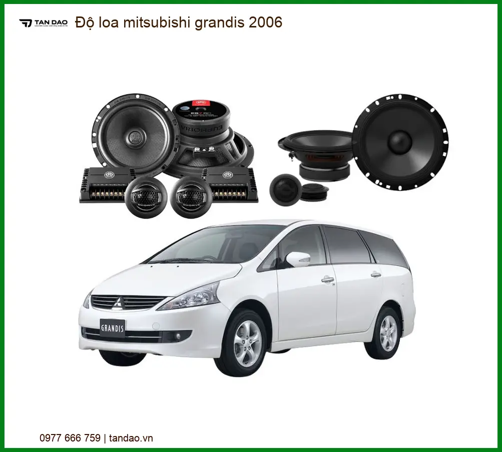 Độ Loa Mitsubishi Grandis 2006 - Nơi Nâng Cấp Loa Chính Hãng TPHCM