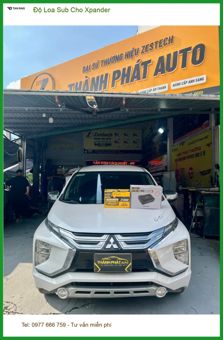 Anh Quang độ Loa Sub cho Xpander tại Thủ Đức, âm thanh trầm ấm uy lực