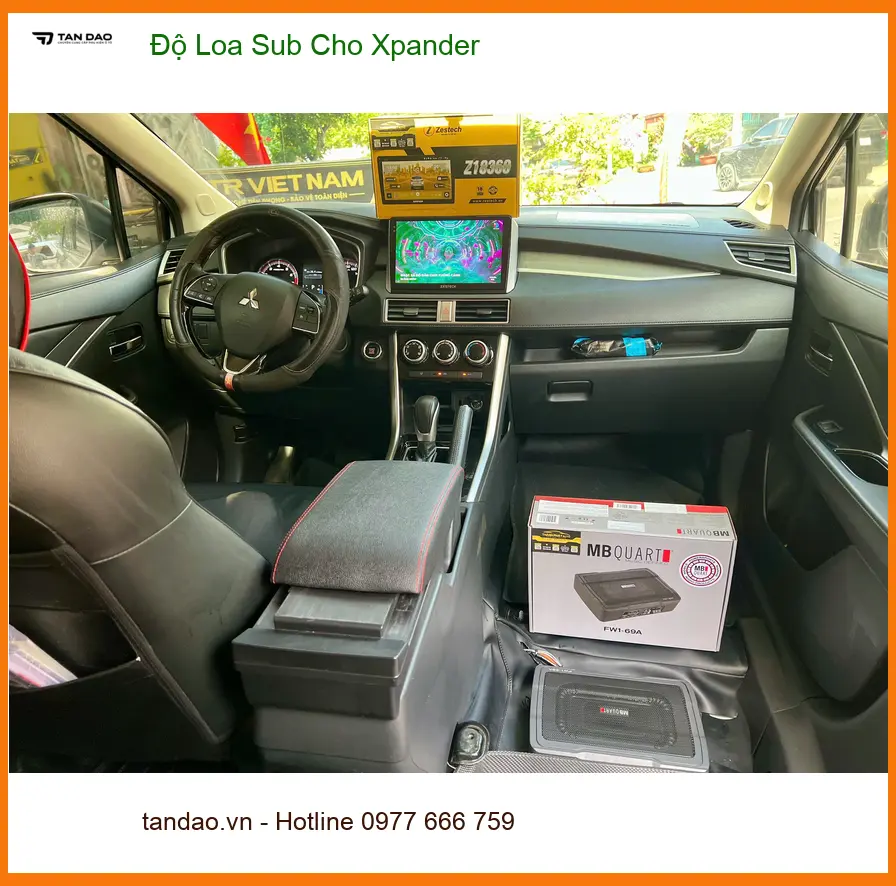 Anh Quang độ Loa Sub cho Xpander tại Thủ Đức, âm thanh trầm ấm uy lực ảnh thực tế 4