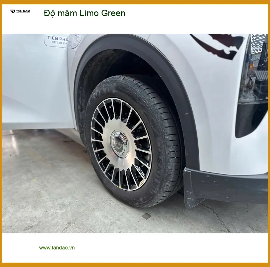 Chú Dũng độ mâm Limo Green Hyundai SantaFe tại Quận 5 tăng vẻ sang trọng