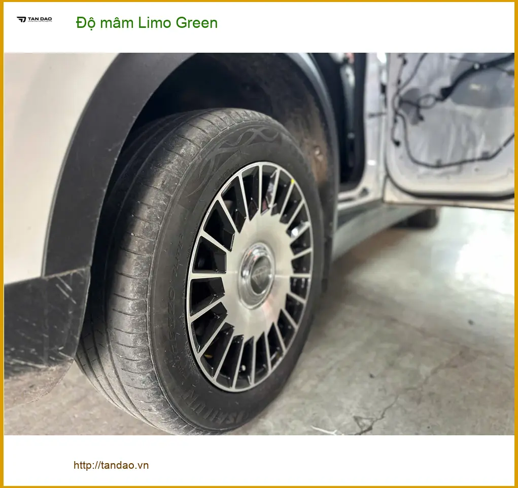 Chú Dũng độ mâm Limo Green Hyundai SantaFe tại Quận 5 tăng vẻ sang trọng ảnh thực tế 3
