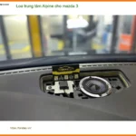 Anh Tấn lắp Loa trung tâm Alpine cho Mazda 3 Quận 11 để trải nghiệm âm nhạc đỉnh cao