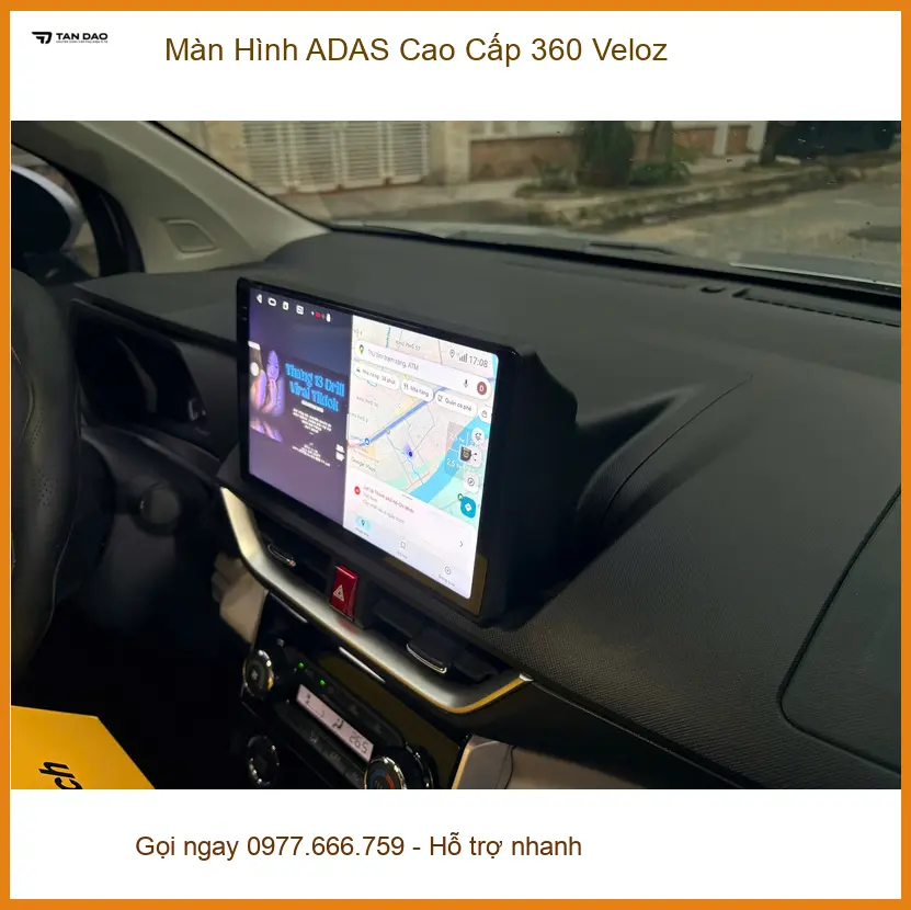 Cô Mai Ly nâng cấp Màn Hình ADAS Cao Cấp 360 Veloz tại Quận Thủ Đức. ảnh thực tế 5