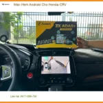 Chú Hùng gắn màn hình Android cho Honda CRV Quận 12 vì màn zin không có định vị.