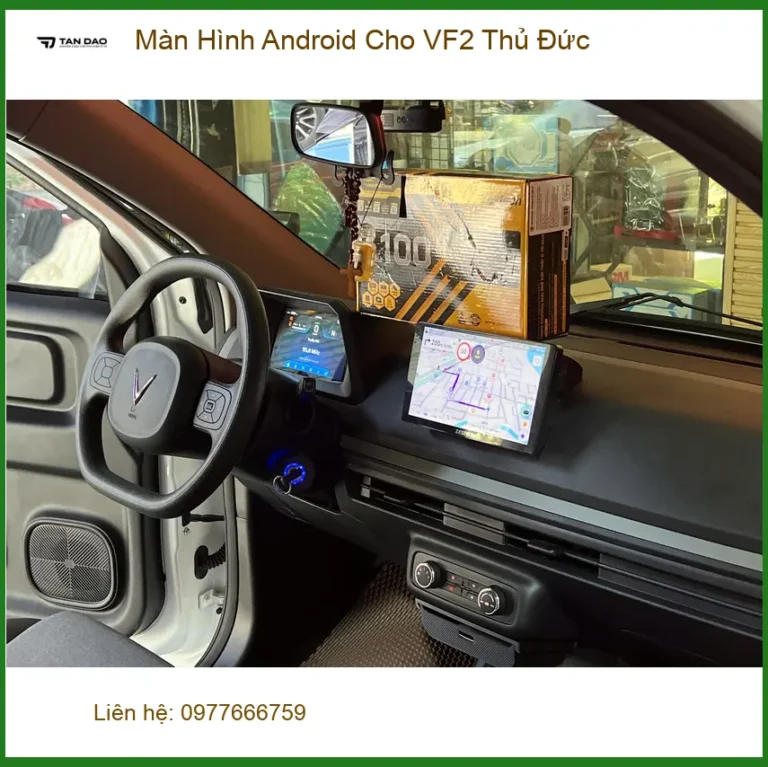 Anh Dũng lắp Màn Hình Android cho VF2 tại Quận Thủ Đức để nâng cao trải nghiệm lái