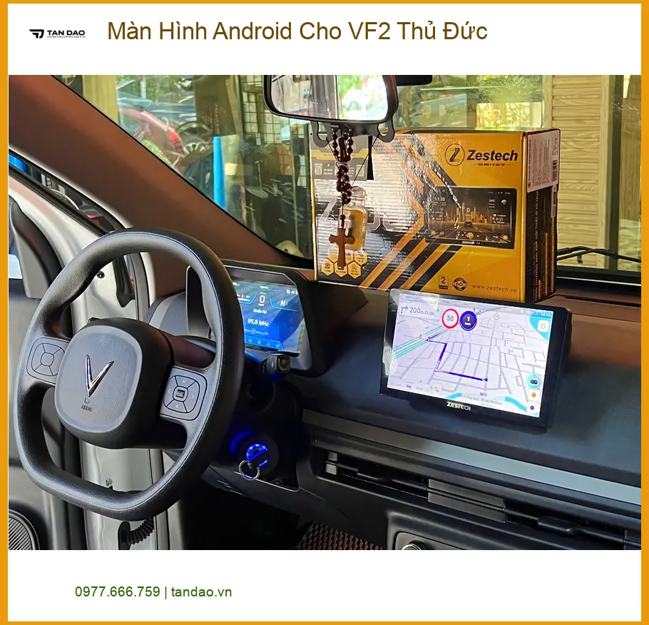 Anh Dũng lắp Màn Hình Android cho VF2 tại Quận Thủ Đức để nâng cao trải nghiệm lái ảnh thực tế 3