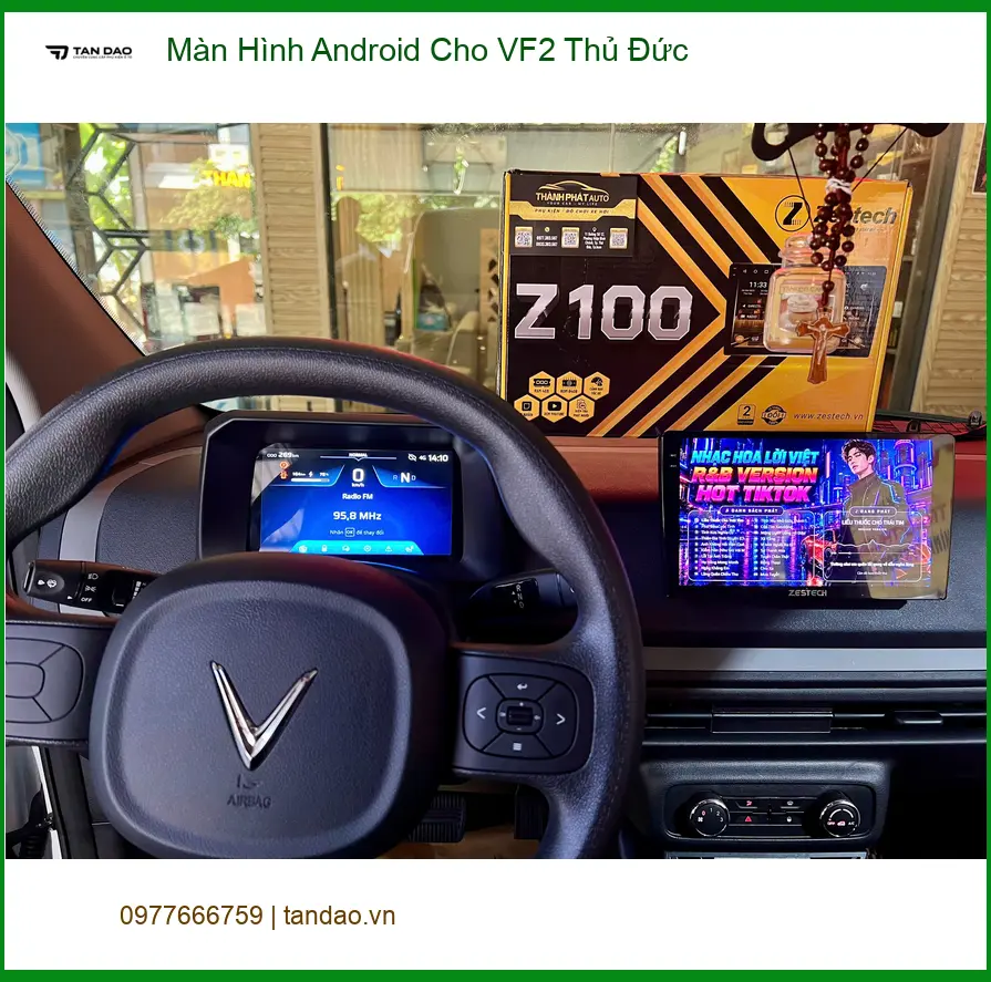 Anh Dũng lắp Màn Hình Android cho VF2 tại Quận Thủ Đức để nâng cao trải nghiệm lái ảnh thực tế 4