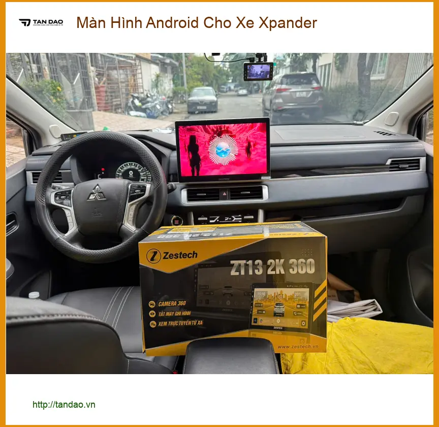 Anh Khải lắp màn hình Android cho Xpander tại Quận Thủ Đức vì cần giải trí đa nhiệm ảnh thực tế 3