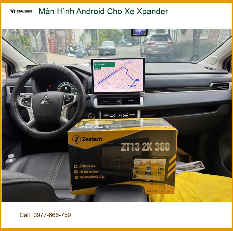 Anh Khải lắp màn hình Android cho Xpander tại Quận Thủ Đức vì cần giải trí đa nhiệm ảnh thực tế 5