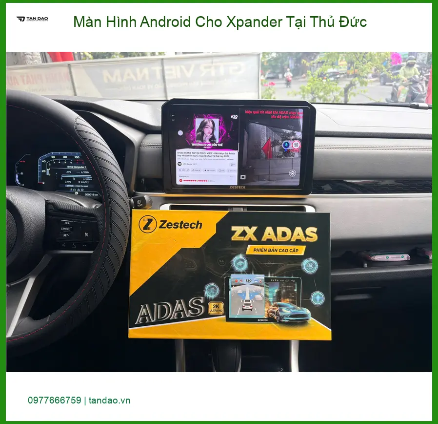 Anh Tùng lắp Màn Hình Android cho Xpander tại Thủ Đức vì muốn nâng cấp tiện ích