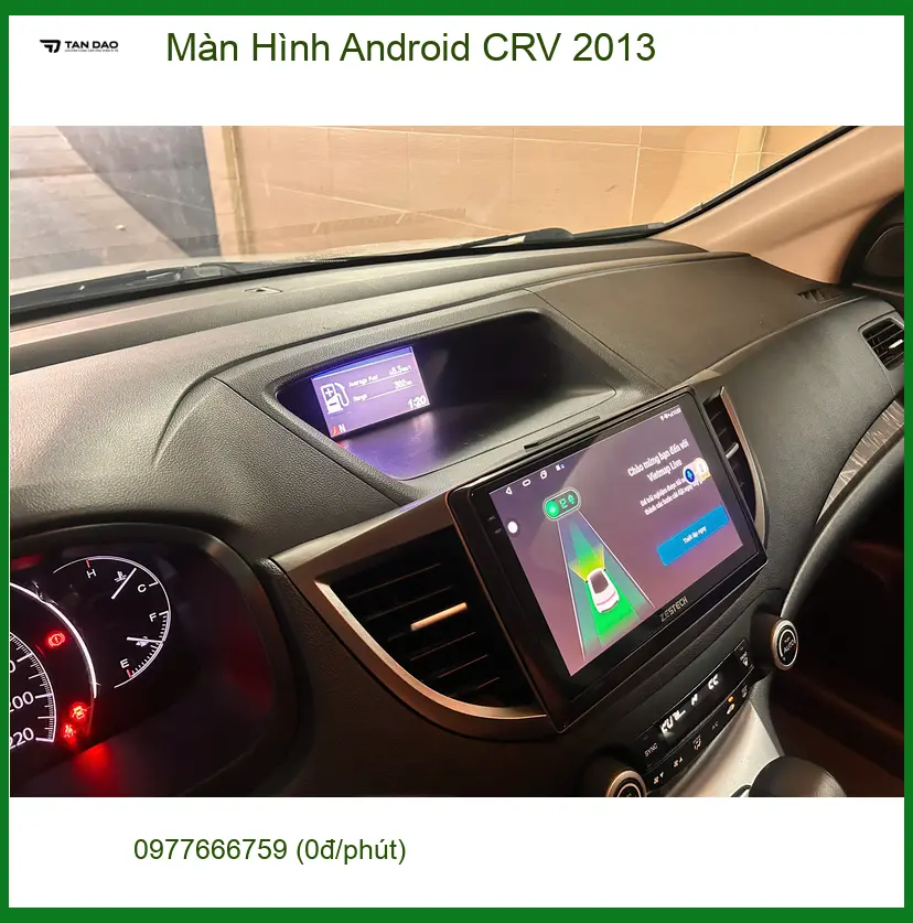 Anh Tấn nâng cấp Màn Hình Android CRV 2013 ở Quận 12 chính hãng ảnh thực tế 5