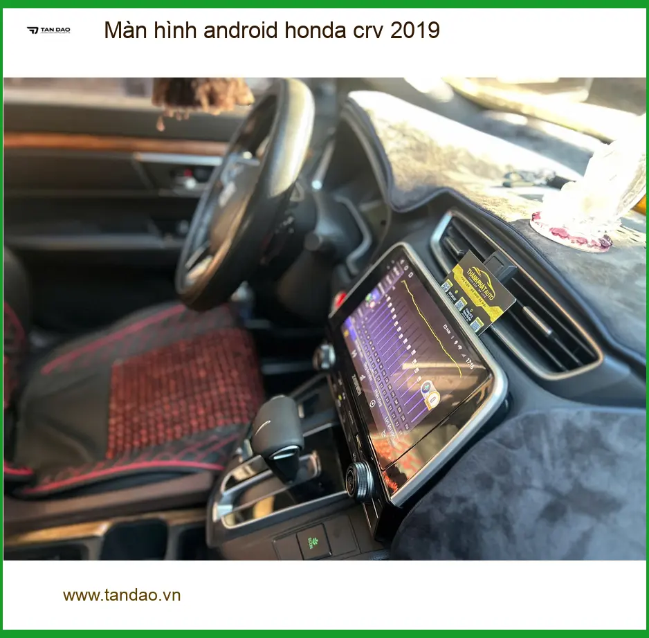 Anh Duy lắp màn hình Android Honda CRV 2019 tại Quận 6 để tiện theo dõi bản đồ và giải trí ảnh thực tế 4