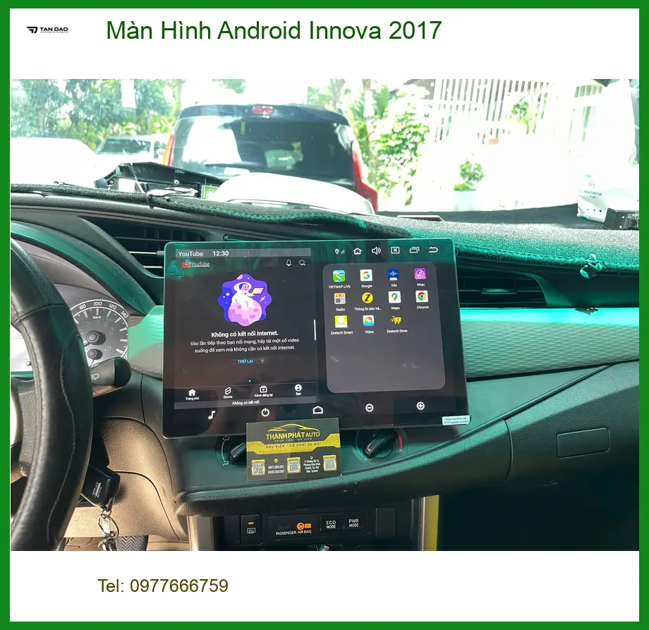 Chú Đông lắp Màn Hình Android Innova 2017 tại Quận 9 để có giải trí thông minh hơn