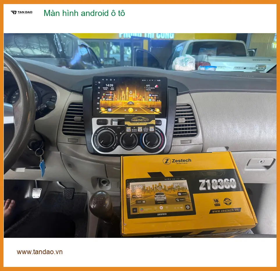 Chị Ngọc Anh nâng cấp màn hình android ô tô Toyota Camry tại Bình Chánh ảnh thực tế 2