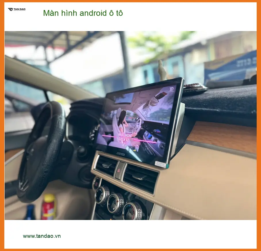Anh Nam lắp màn hình android ô tô VinFast Lux A tại Quận Gò Vấp để nâng cấp giải trí ảnh thực tế 2