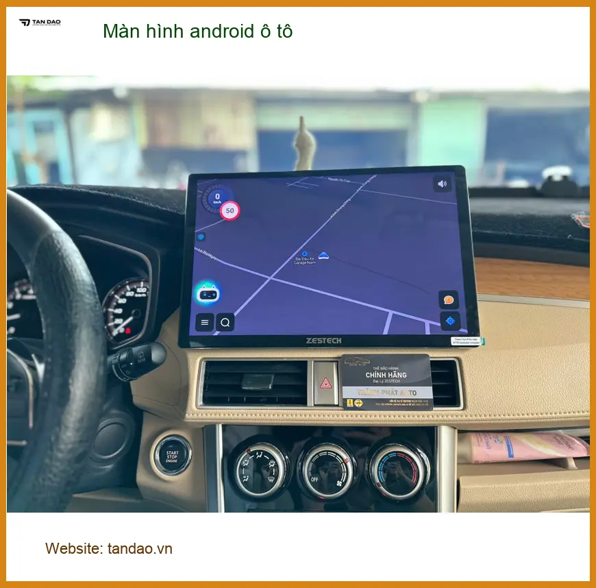 Anh Nam lắp màn hình android ô tô VinFast Lux A tại Quận Gò Vấp để nâng cấp giải trí ảnh thực tế 4