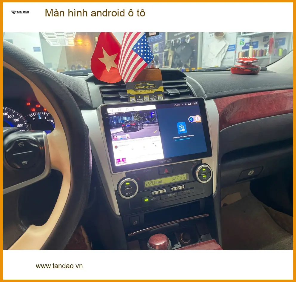 Chị Hằng lắp màn hình Android ô tô cho Kia Carnival sau khi màn zin bị lỗi cảm ứng tại Quận 8 ảnh thực tế 4