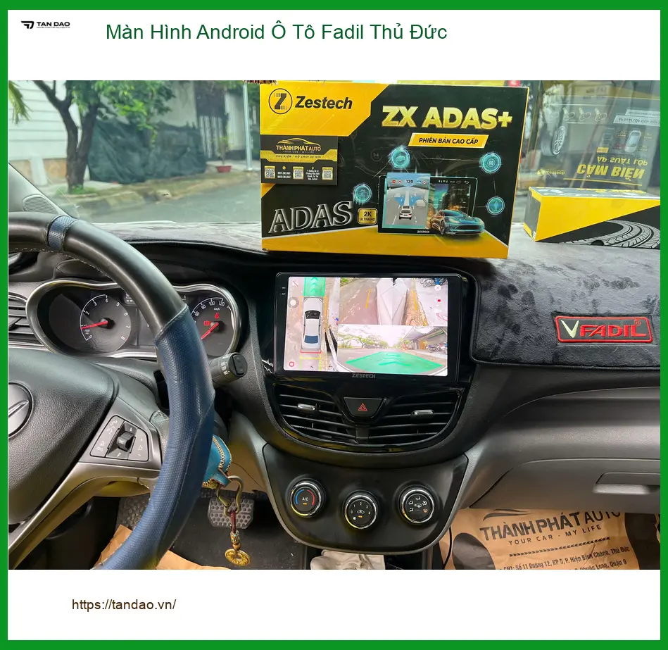 Anh Tùng lắp màn hình Android ô tô Fadil tại Thủ Đức để xem YouTube ảnh thực tế 3