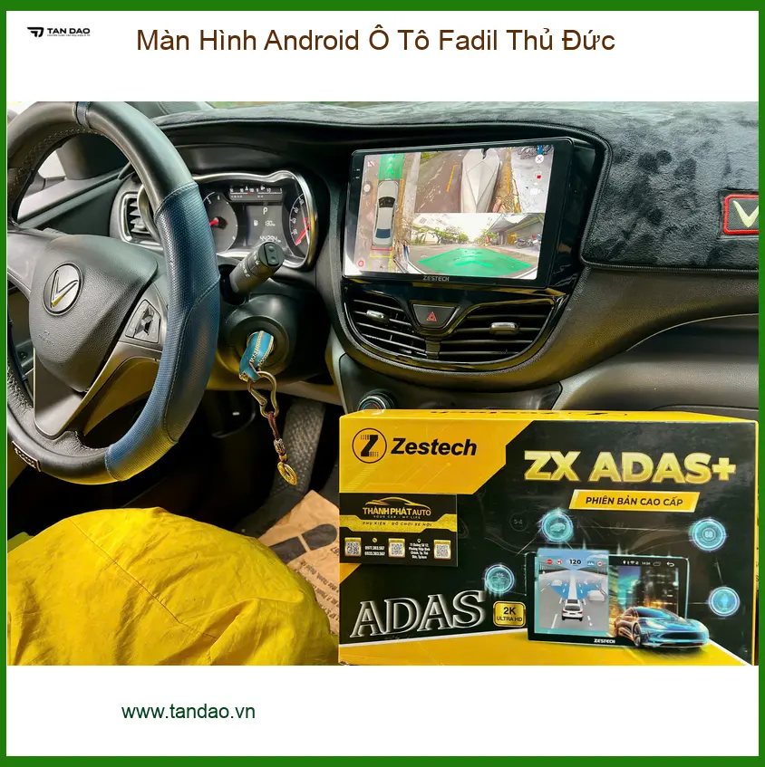 Anh Tùng lắp màn hình Android ô tô Fadil tại Thủ Đức để xem YouTube ảnh thực tế 4
