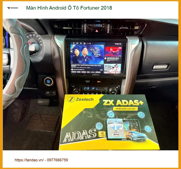 Anh Khải lắp Màn Hình Android Ô Tô Fortuner 2018 tại Quận Thủ Đức để nâng cấp trải nghiệm