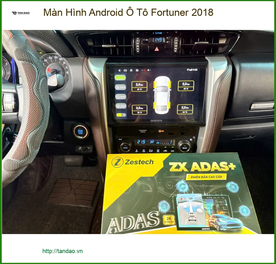 Anh Khải lắp Màn Hình Android Ô Tô Fortuner 2018 tại Quận Thủ Đức để nâng cấp trải nghiệm ảnh thực tế 4
