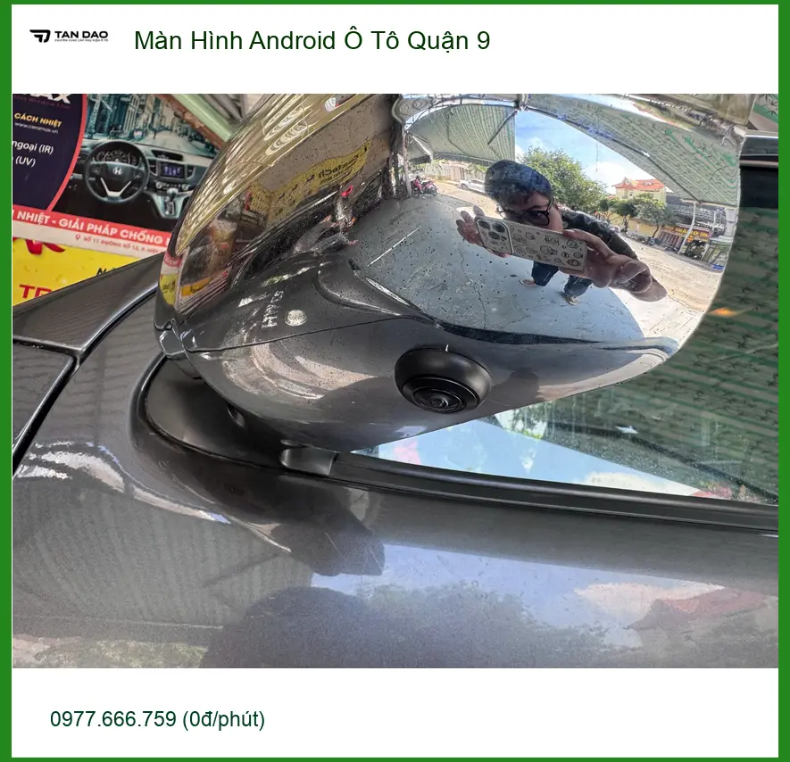 Anh Khải lắp màn hình Android ô tô cho Honda CR-V tại Quận 9 để tiện di chuyển ảnh thực tế 2