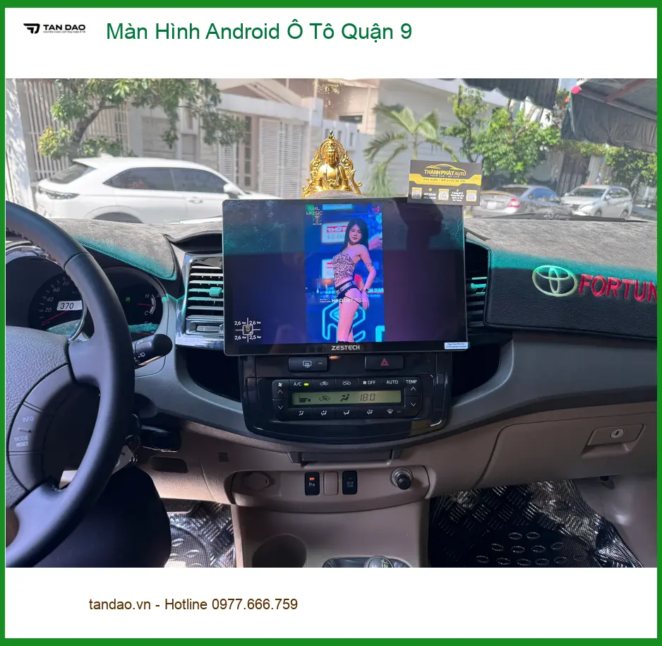 Anh Khải lắp màn hình Android ô tô cho Honda CR-V tại Quận 9 để tiện di chuyển ảnh thực tế 3