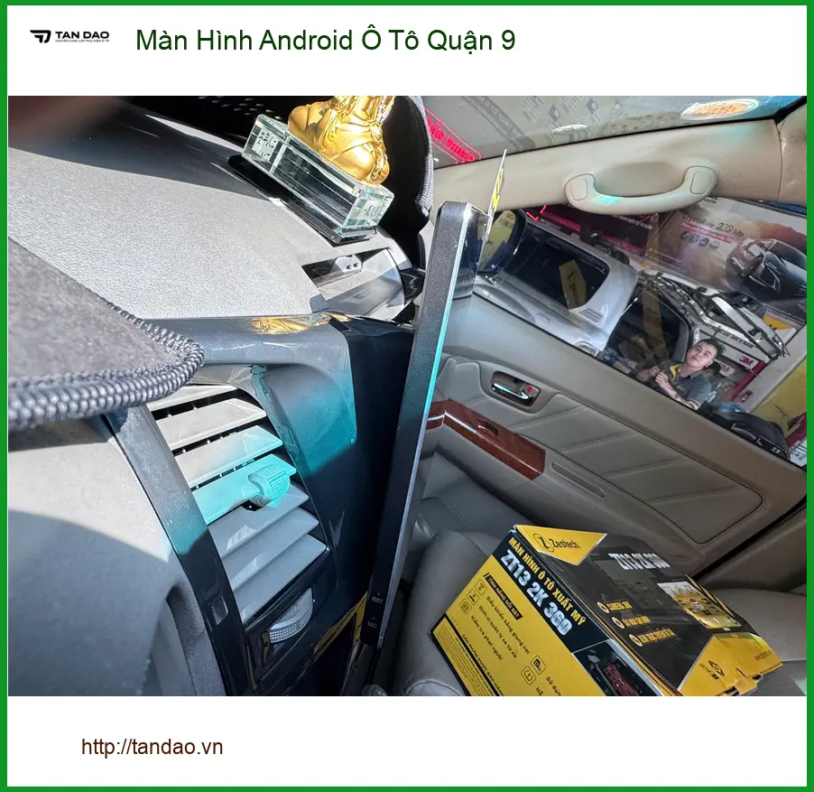 Anh Khải lắp màn hình Android ô tô cho Honda CR-V tại Quận 9 để tiện di chuyển ảnh thực tế 4