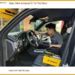Chị Thảo lắp Màn Hình Android Ô Tô cho Hyundai Accent tại Thủ Đức để tiện xem bản đồ