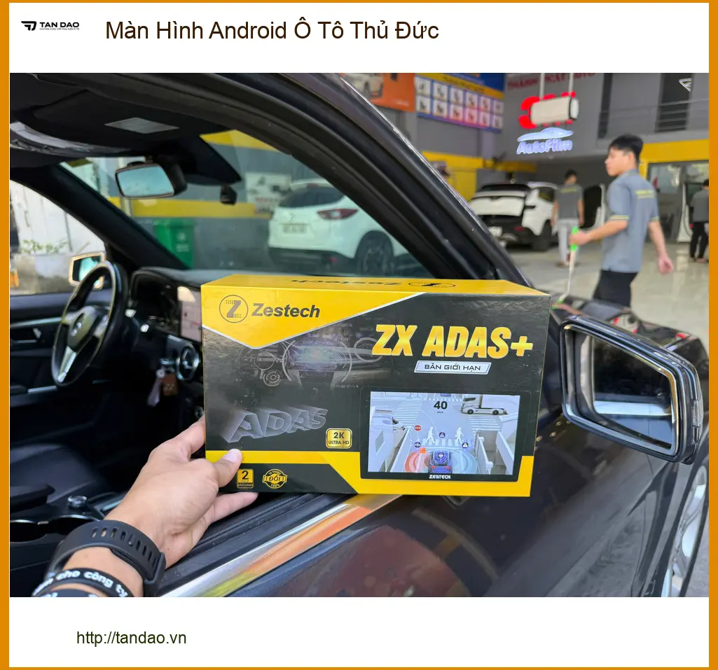 Chị Thảo lắp Màn Hình Android Ô Tô cho Hyundai Accent tại Thủ Đức để tiện xem bản đồ ảnh thực tế 4