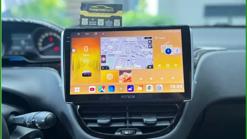 Anh Đình lắp màn hình Android Peugeot 2008 tại Bình Chánh để trải nghiệm giải trí tốt hơn