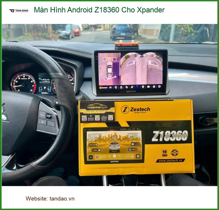 Chị Hằng lắp Màn Hình Android Z18360 cho Xpander ở Thủ Đức tiện lợi