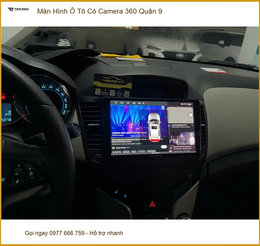 Cô Thảo lắp màn hình liền camera 360 cho Kia Seltos ở Quận 9 ảnh thực tế 2