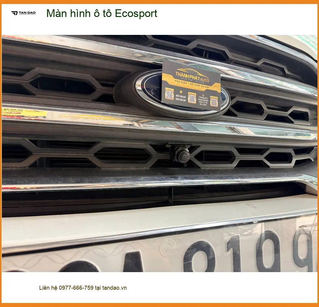 Anh Tùng lắp màn hình Android cho Ford Ecosport tại Quận Gò Vấp vì màn zin đã cũ ảnh thực tế 3