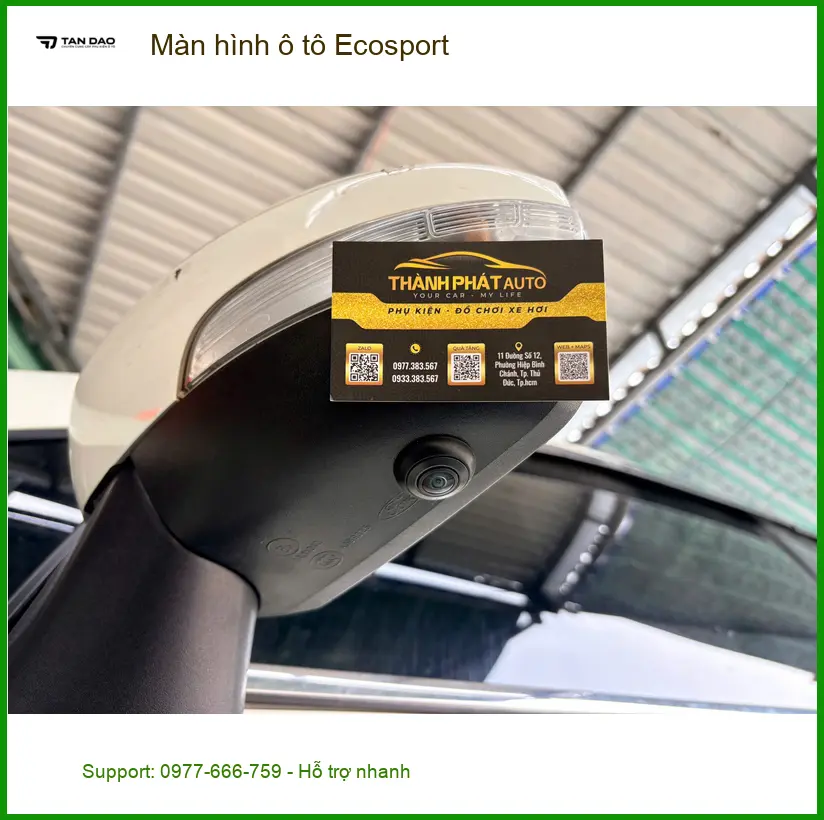 Anh Tùng lắp màn hình Android cho Ford Ecosport tại Quận Gò Vấp vì màn zin đã cũ ảnh thực tế 5