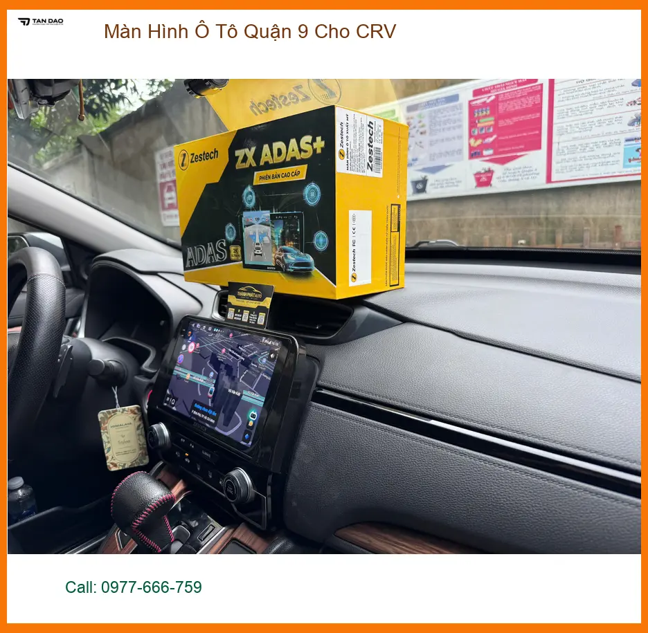 Anh Duy lắp Màn Hình Ô Tô cho CRV tại Quận 9 để nâng cao trải nghiệm lái