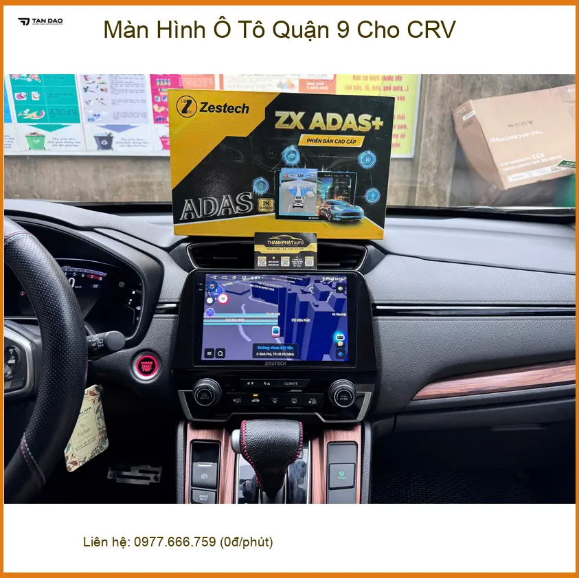 Anh Duy lắp Màn Hình Ô Tô cho CRV tại Quận 9 để nâng cao trải nghiệm lái ảnh thực tế 2