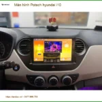 Anh Dũng lắp màn hình Potech Hyundai i10 tại Quận Bình Tân