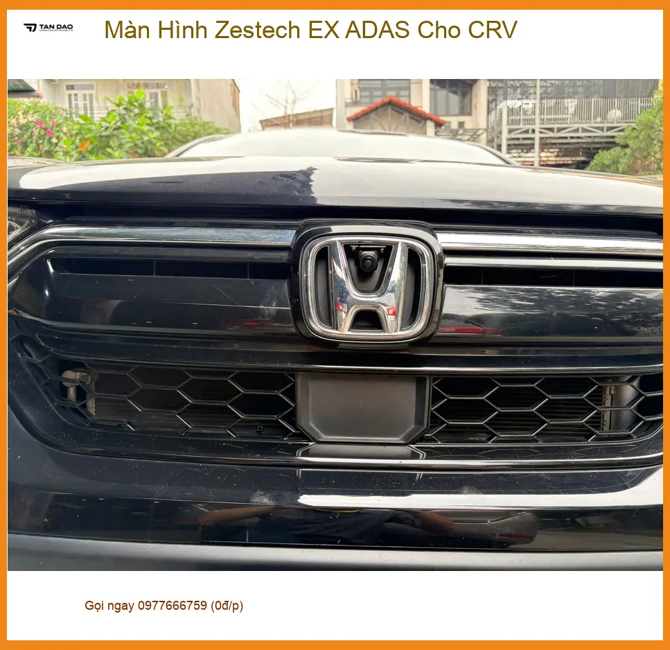 Anh Duy lắp Màn Hình Zestech EX ADAS cho CRV Quận Bình Tân vì cần ADAS ảnh thực tế 2
