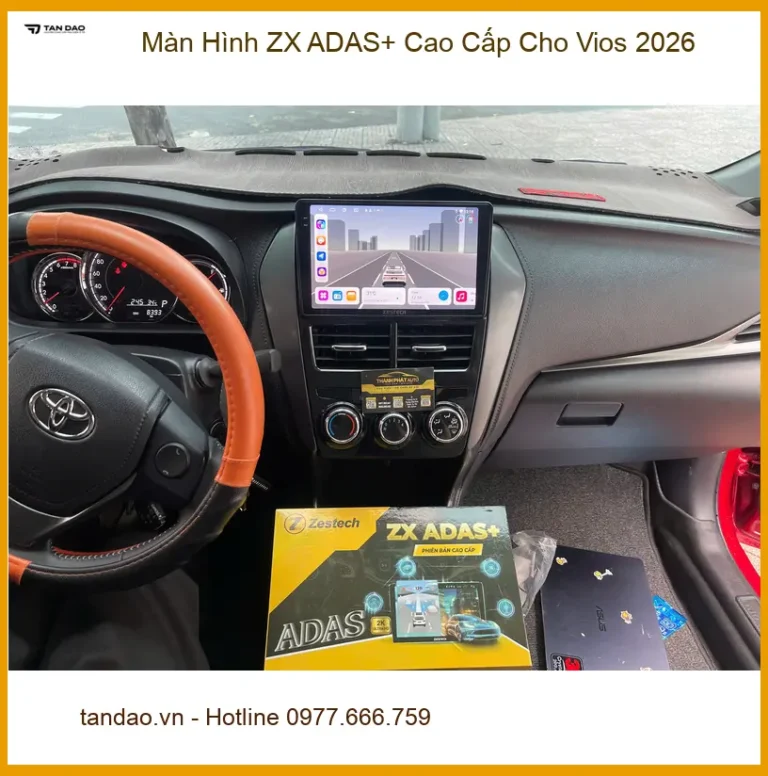 Anh Bách lắp Màn Hình ZX ADAS+ Cao Cấp Vios 2026 ở Quận 9, muốn lái xe an toàn