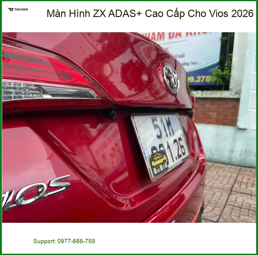 Anh Bách lắp Màn Hình ZX ADAS+ Cao Cấp Vios 2026 ở Quận 9, muốn lái xe an toàn ảnh thực tế 2