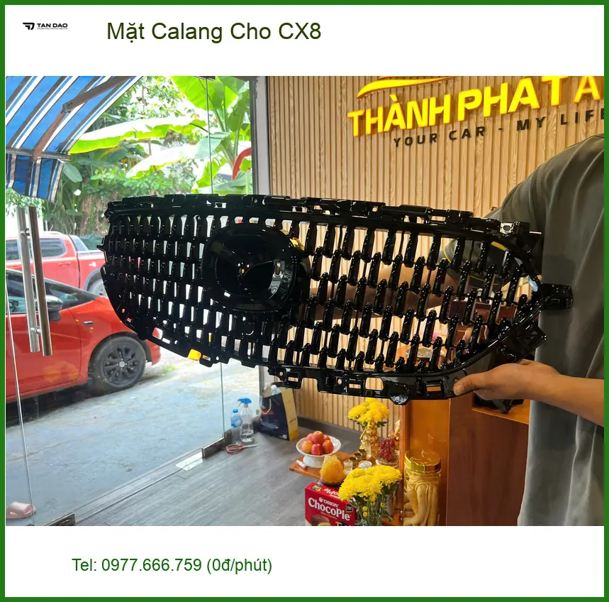 Anh Minh độ Mặt Calang cho Mazda CX8 tại Thủ Đức để nâng tầm diện mạo mới ảnh thực tế 2