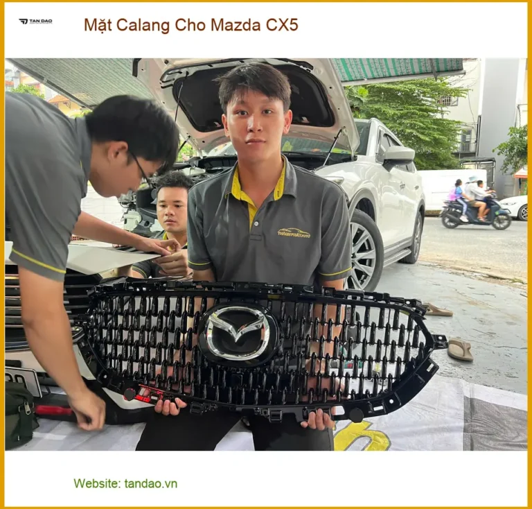 Chú Lâm lắp Mặt Calang cho Mazda CX5 tại Quận Thủ Đức vì muốn xe trông sang hơn