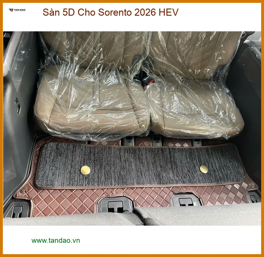 Chị Thảo lắp sàn 5D cho Sorento 2026 HEV tại Quận 9 nâng tầm không gian xe ảnh thực tế 4