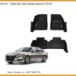 Thảm Lót Sàn Ô Tô Honda Accord 2019 - Địa Chỉ Lắp Đặt Chính Hãng TPHCM