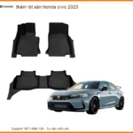 Thảm Lót Sàn Ô Tô Cao Cấp Honda Civic 2023 - Địa Chỉ Lắp Đặt Uy Tín TPHCM