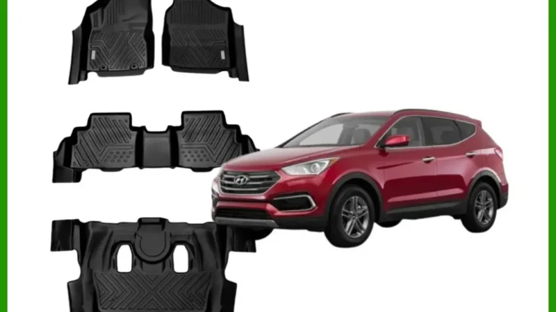 Thảm Lót Sàn Hyundai SantaFe 2017 - Địa Chỉ Lắp Đặt Uy Tín TPHCM