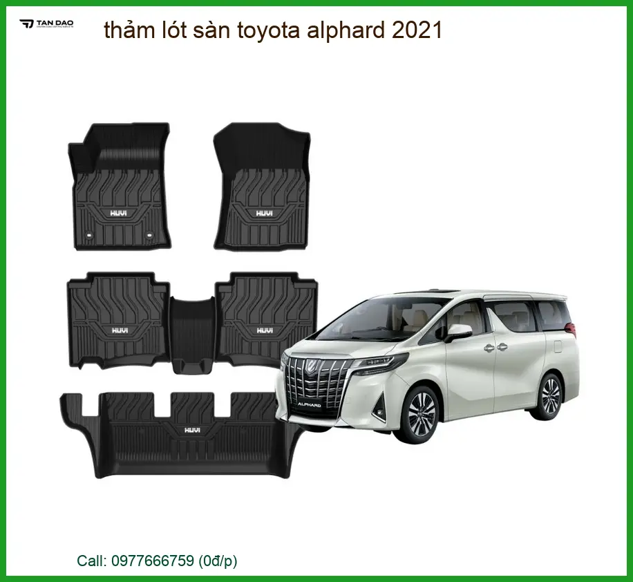 Thảm Lót Sàn Toyota Alphard 2021 - Trung Tâm Lắp Đặt Chính Hãng TPHCM